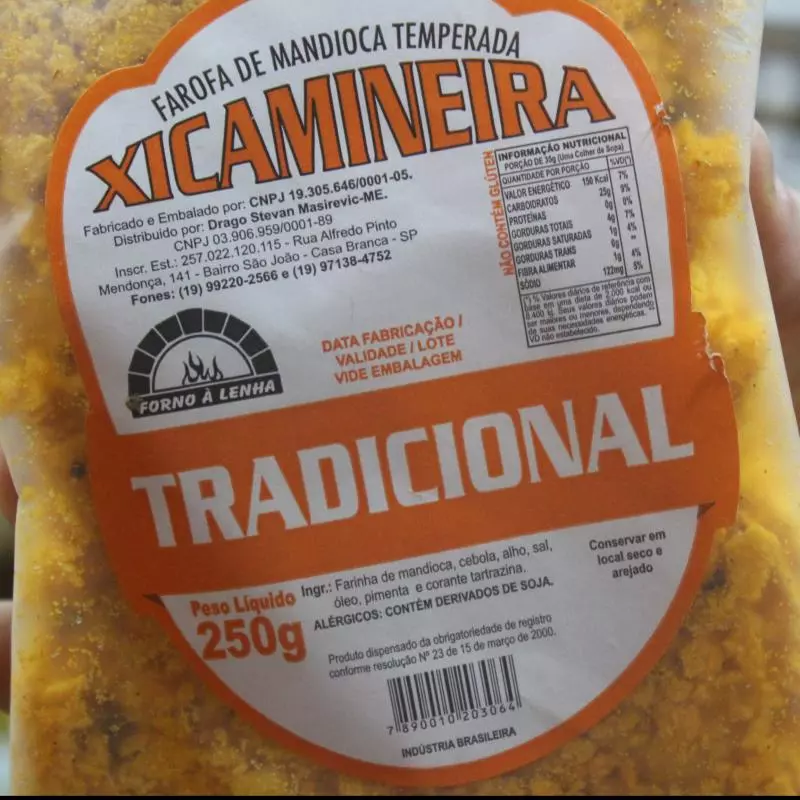 Farofa de Mandioca - Tradicional  250g