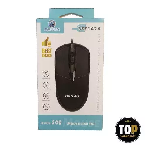 Mouse Com Fio USB Renux 509(cópia)