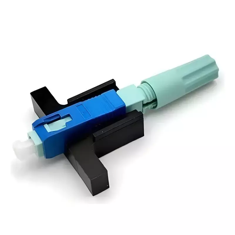 CONECTOR FIBRA OPTICA AZUL UPC DEKO