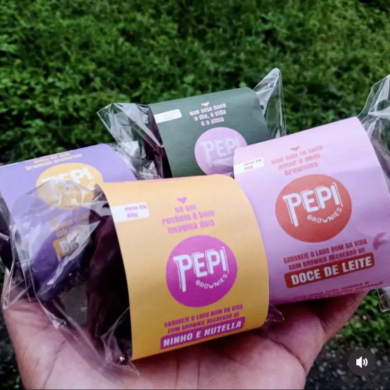 Brownie Ninho com Nutella