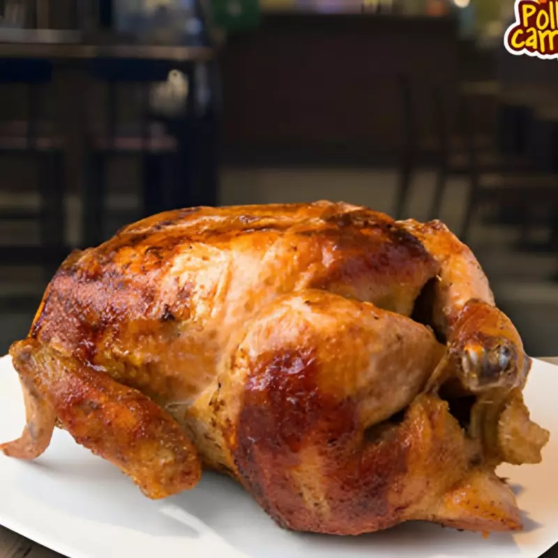 Pollos Horneados Enteros O Medio
