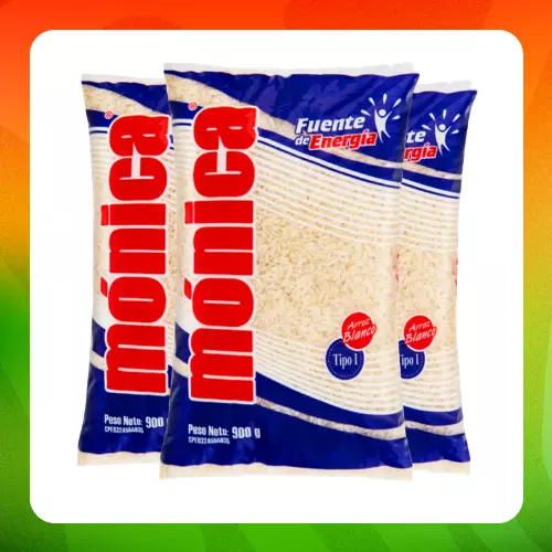 Bulto Mónica Arroz 900g