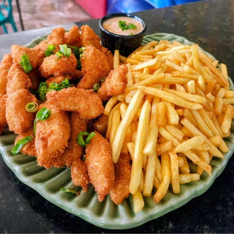 Gurjão com Fritas