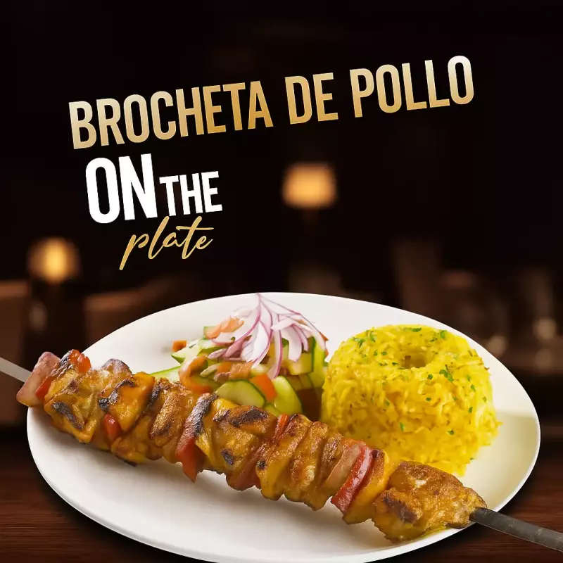 Lunch Brochetas de Pollo