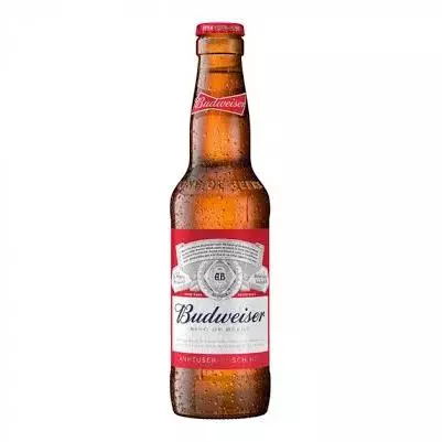 Cerveja budweiser long neck