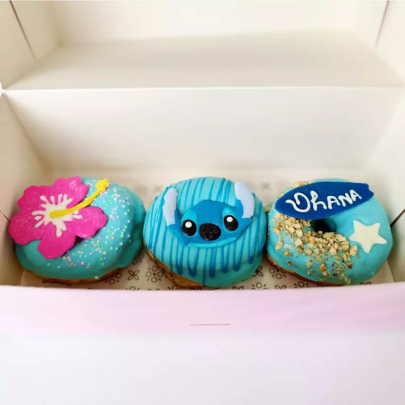 Trio Mini Donuts Stitch 💙
