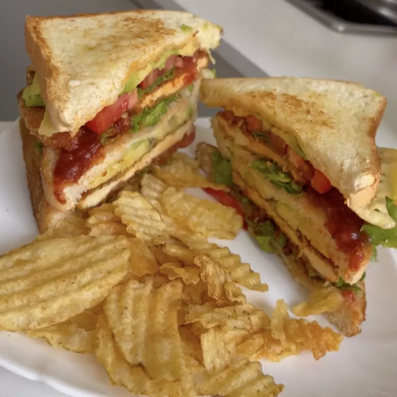 Sandwich milanesa de pollo