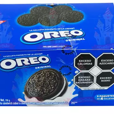 Oreo x9 paquetes de 4 galletas 378g