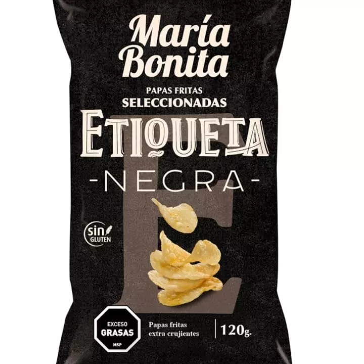 PAPAS ETIQUETA NEGRA X 120g