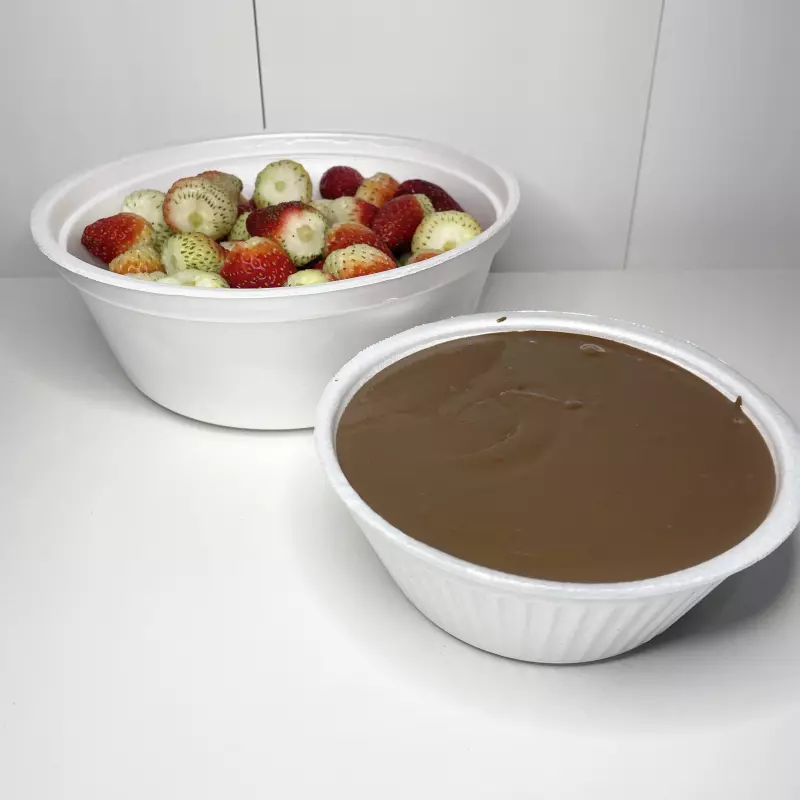 Fondue premium no isopor de 500ml