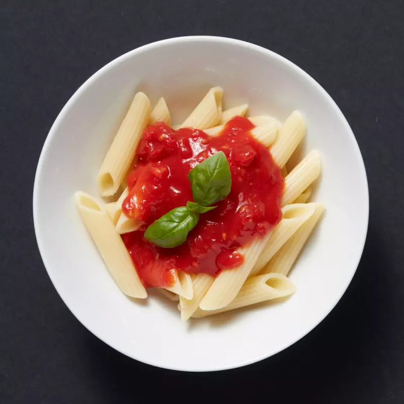 Penne e nuggets (2unidades)