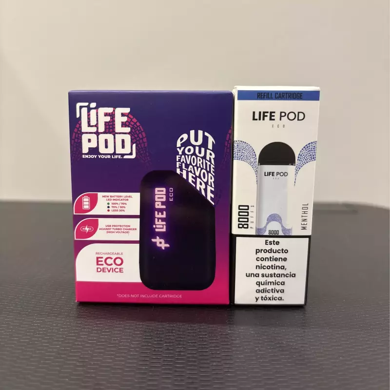 KIT LIFE POD ECO 1 MENTHOL