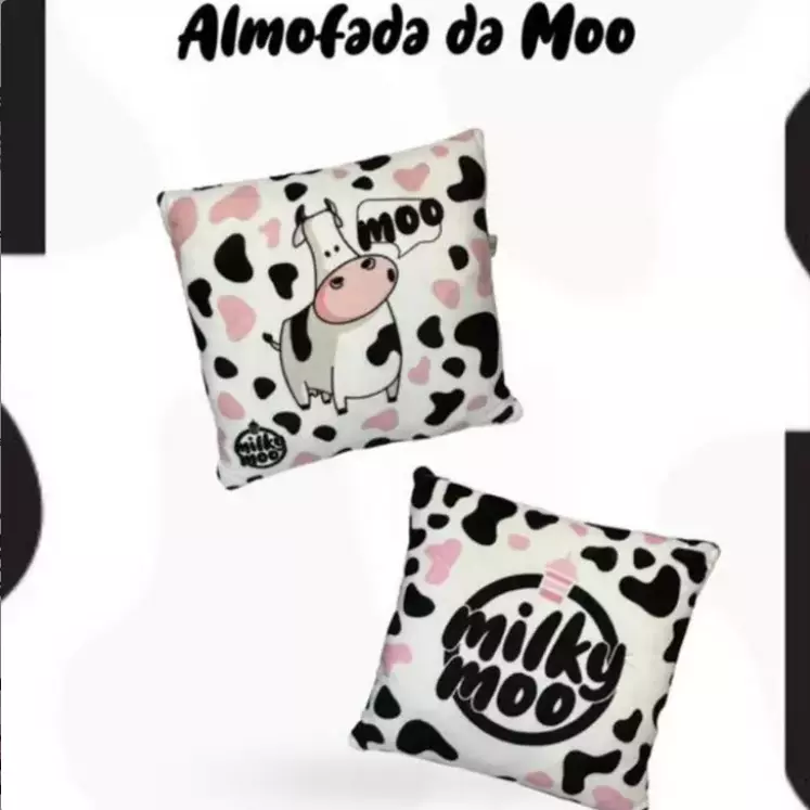 Almofada Moo branca