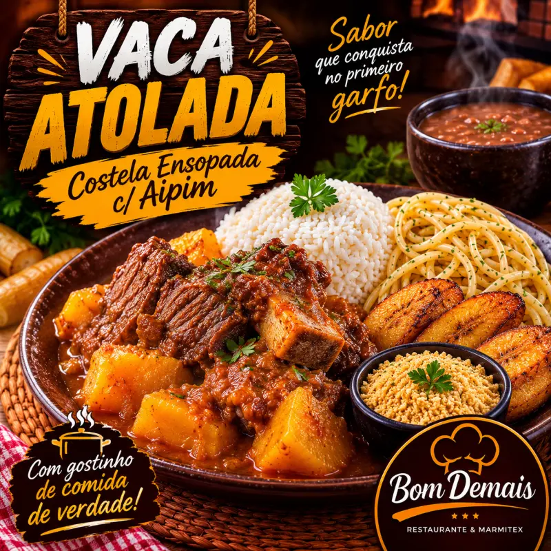 VACA ATOLADA/ COSTELA BOV. C/ AIMPIM