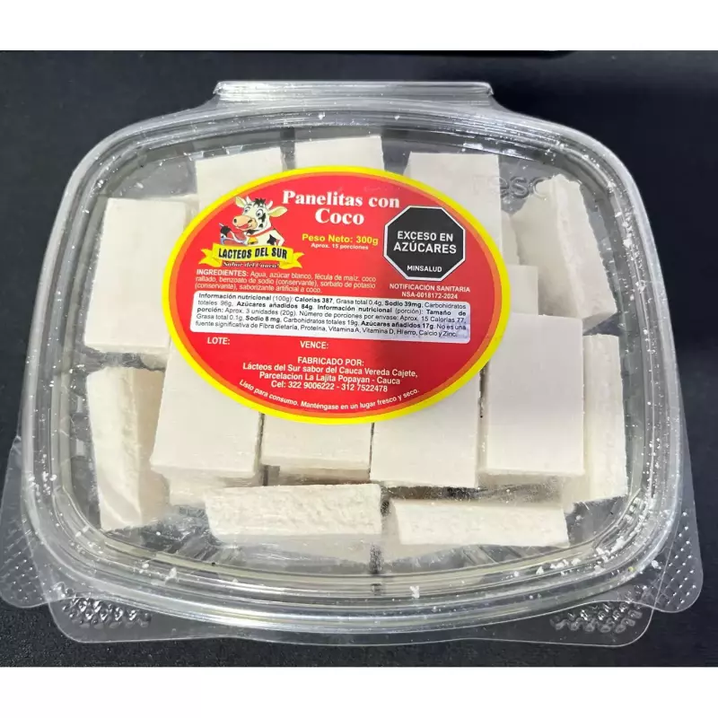 PANELITAS COCO X 50 UNID