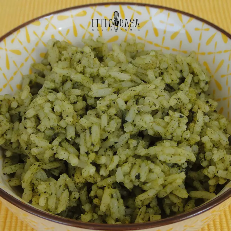 Arroz de espinafre