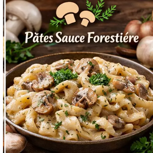 🍄 Pâtes Sauce Forestière