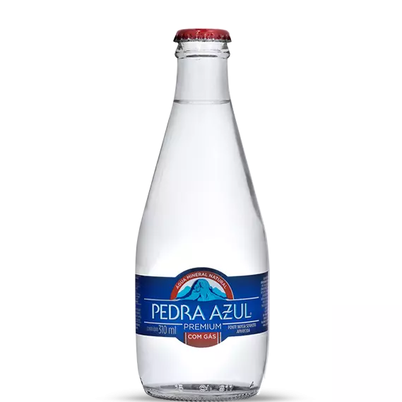 Água Mineral com gás (VIDRO)