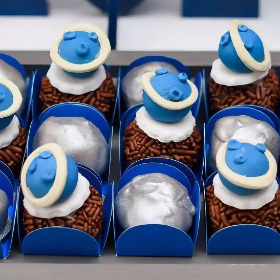 Brigadeiro com aplique
