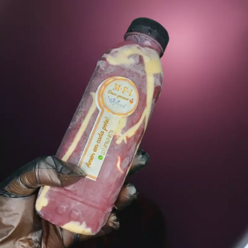 Açaí com mousse de maracuja