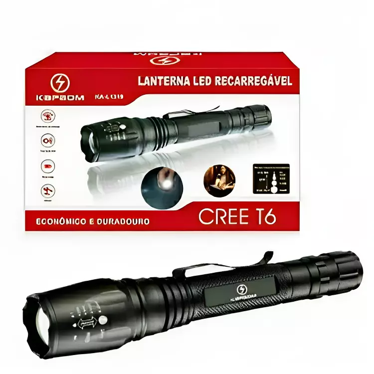 LANTERNA RECARREGÁVEL KA-L1319