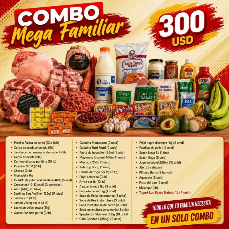 Combo Mega Familiar
