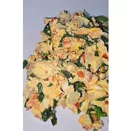 Huevo a la mexicana con espinaca