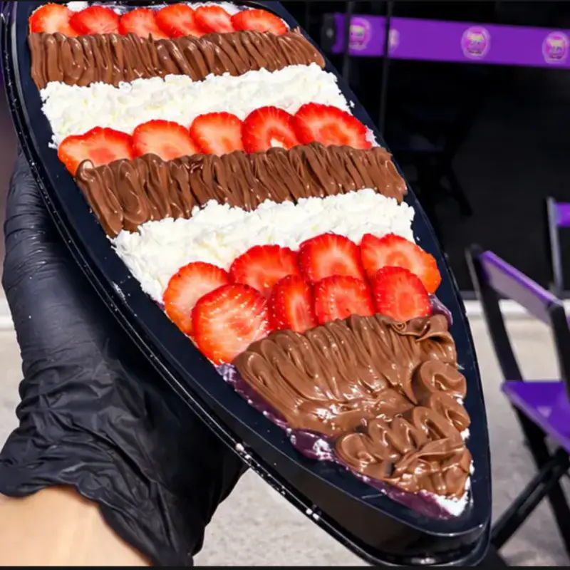 Barca de Açaí (1000ml) - 6 Adicionais Grátis