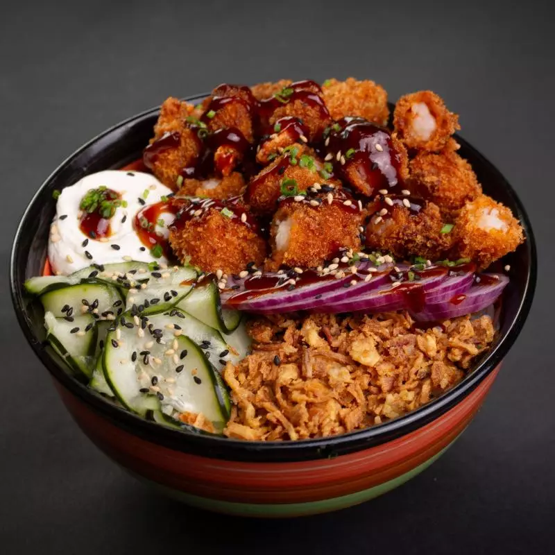 Poke Camarão Crispy