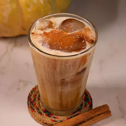 Pumpkin spice latte frío