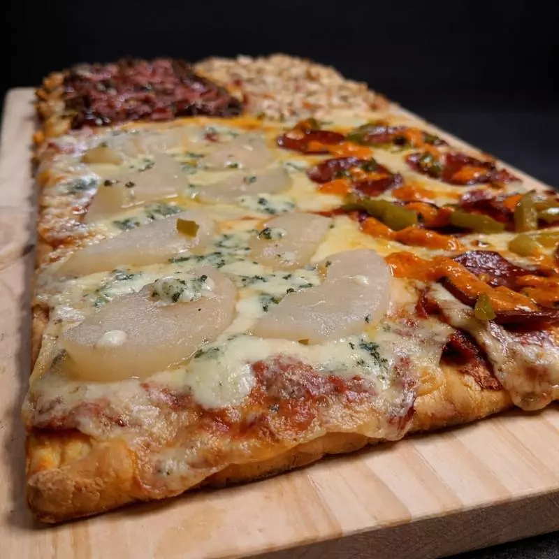 Pizza de hasta 4 sabores