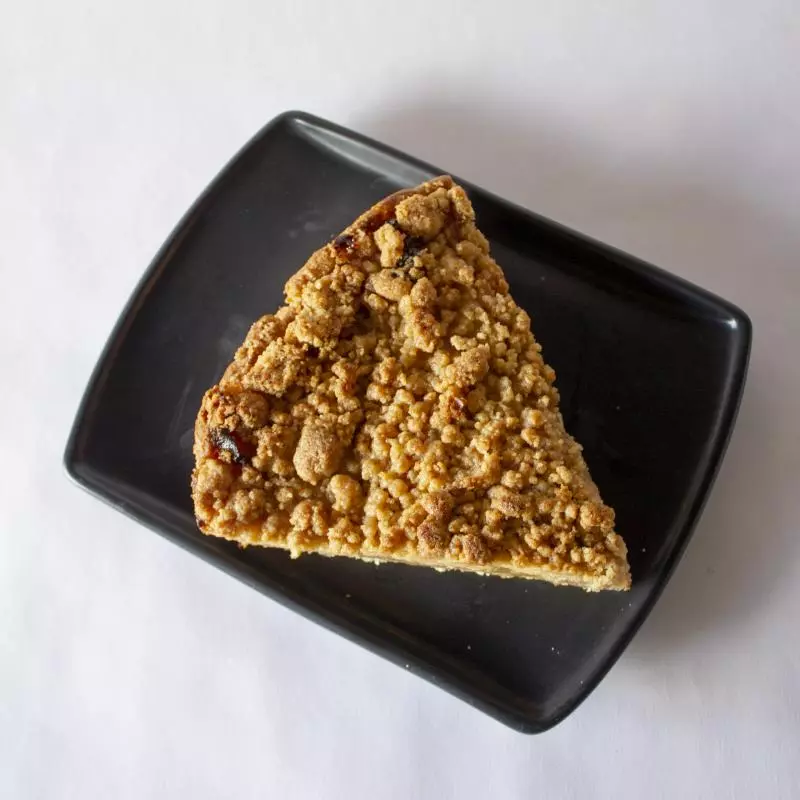 Tarta crumble de manzana