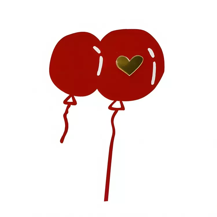 E001G  TOPPER GLOBO - 11.5X7CM