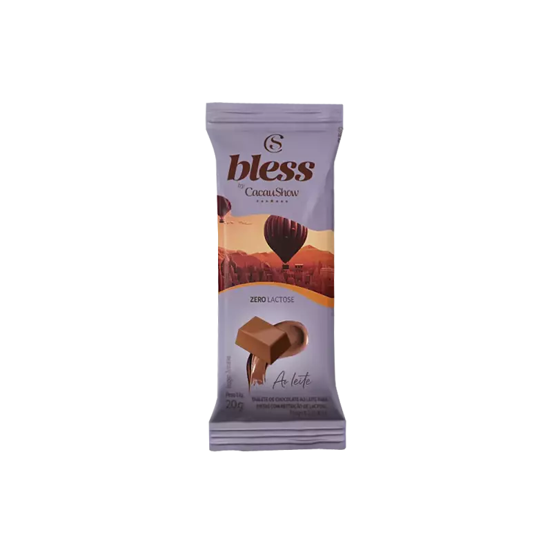 Tab Bless Zero Lactose ao Leite 20g