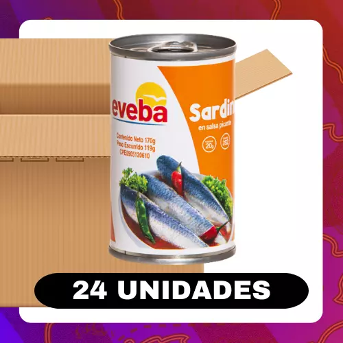 Bulto Eveba Sardina Picante 170g