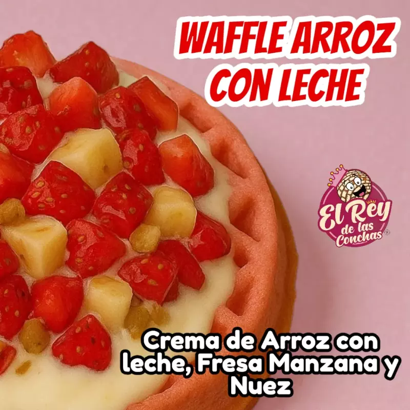 Waffle Arroz con leche