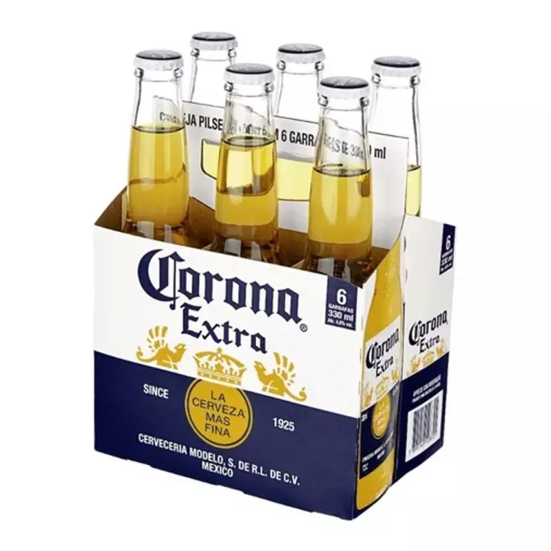 Fardo Corona long neck 6un 330ml