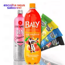 Kit Gin Eternity Morango e pessego