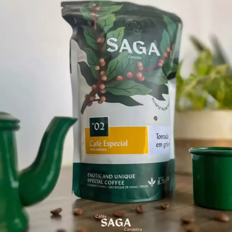 Café Especial EM GRÃOS Saga - 250g