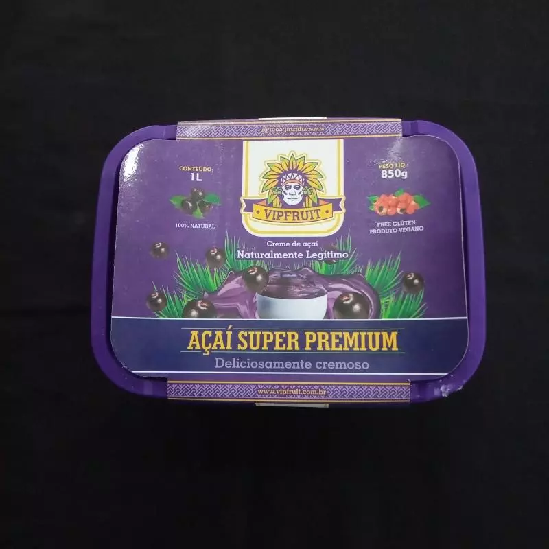 Açaí e Sabores Vip Fruir 1LT