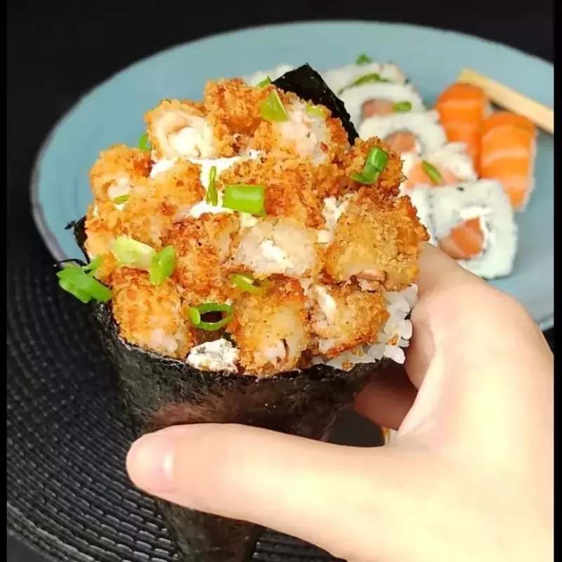 Temaki Natural Camarão Empanado
