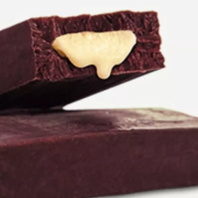 Paleta açaí com leite condensado