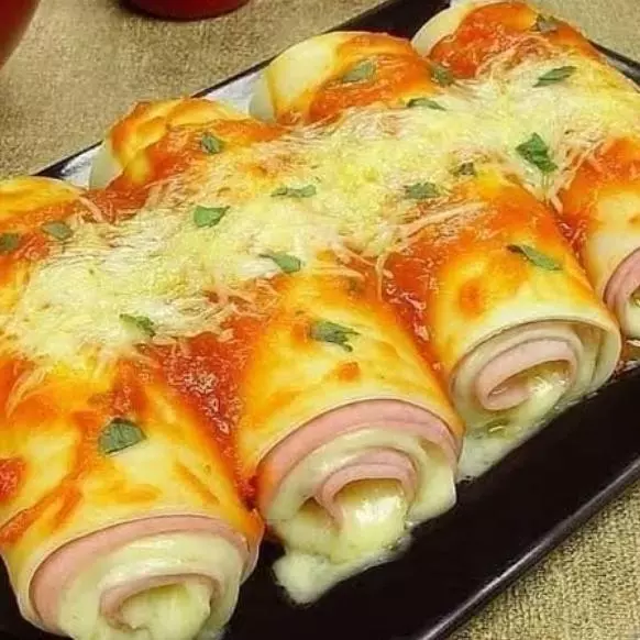 Panqueca Presunto e Queijo