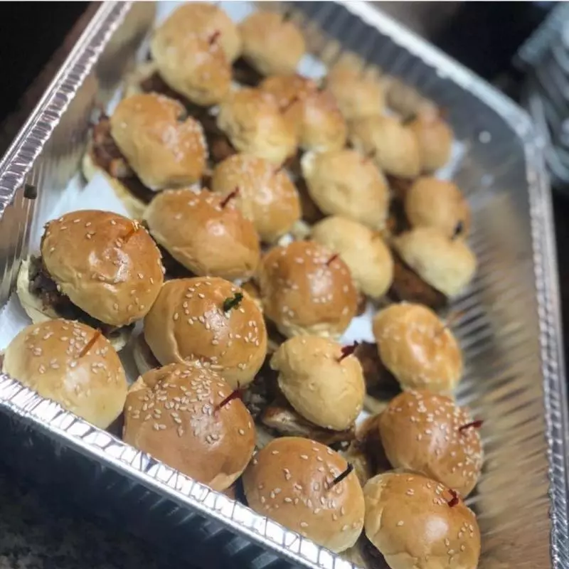 Bandeja de Sliders de Carne