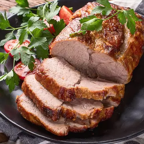 Bife de Pernil com Aipim Frito