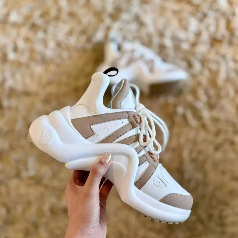 TENIS LOUIS VUITTON ARCHLIGHT BEIGE