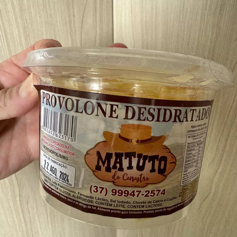 PROVOLONE DESIDRATADO TEMPERADOpeque