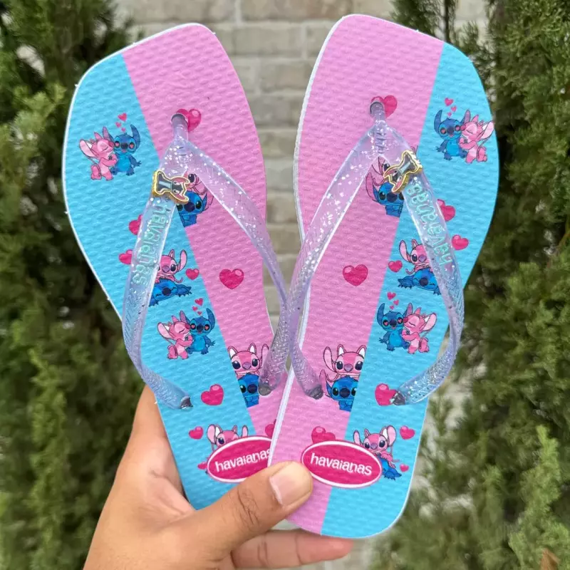 Fem transfer Stitch duo azul/rosa