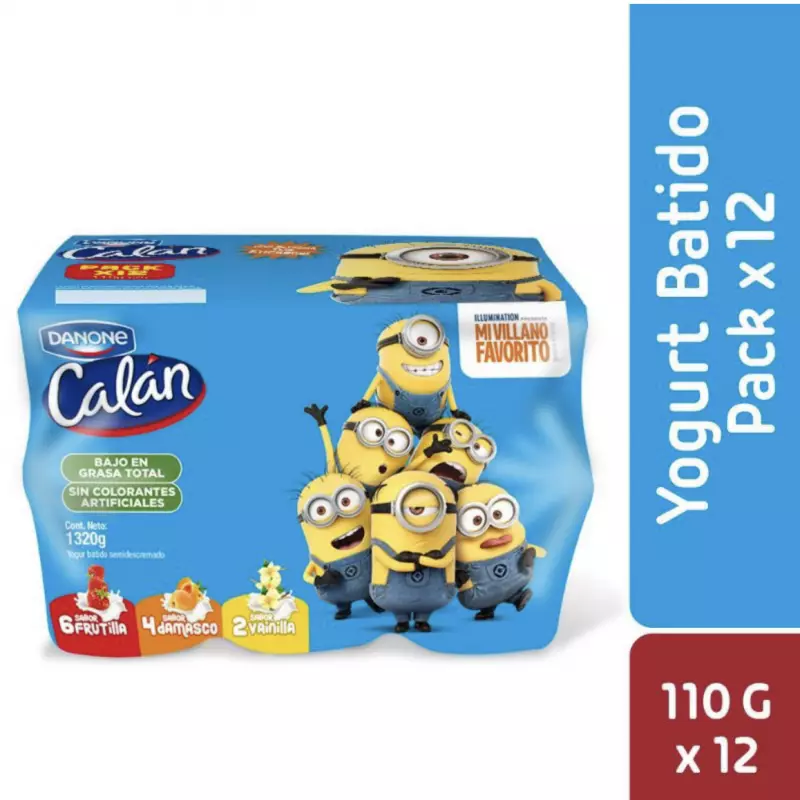 Pack yoghurt Calan 12 unidades