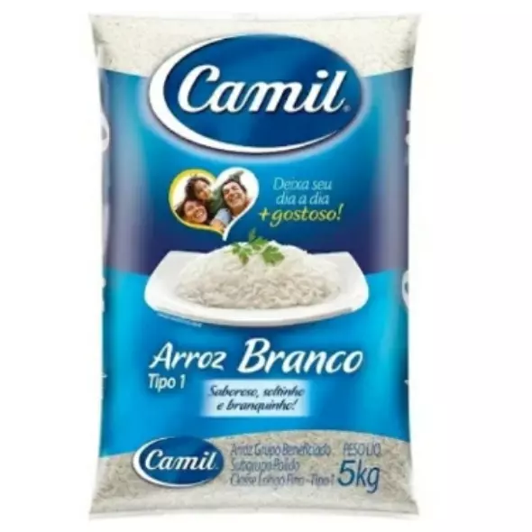 Arroz Camil tipo1 pacote 5kg